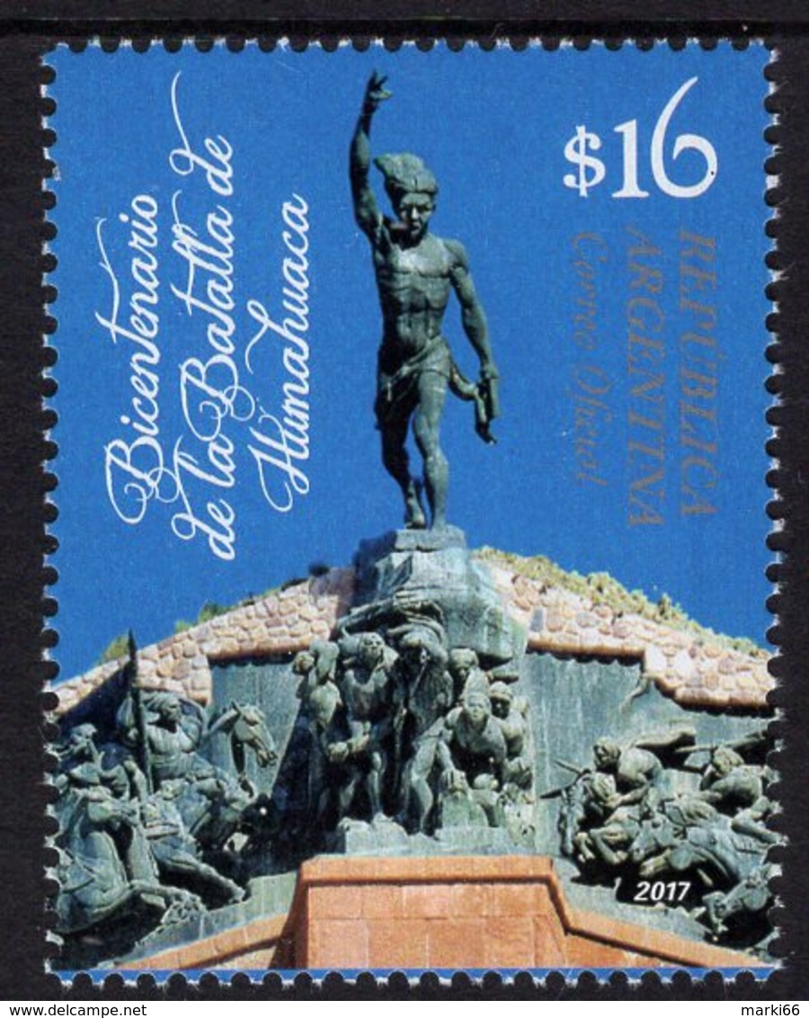 Argentina - 2017 - Bicentenary Of Humahuaca Battle - Mint Stamp - Nuevos