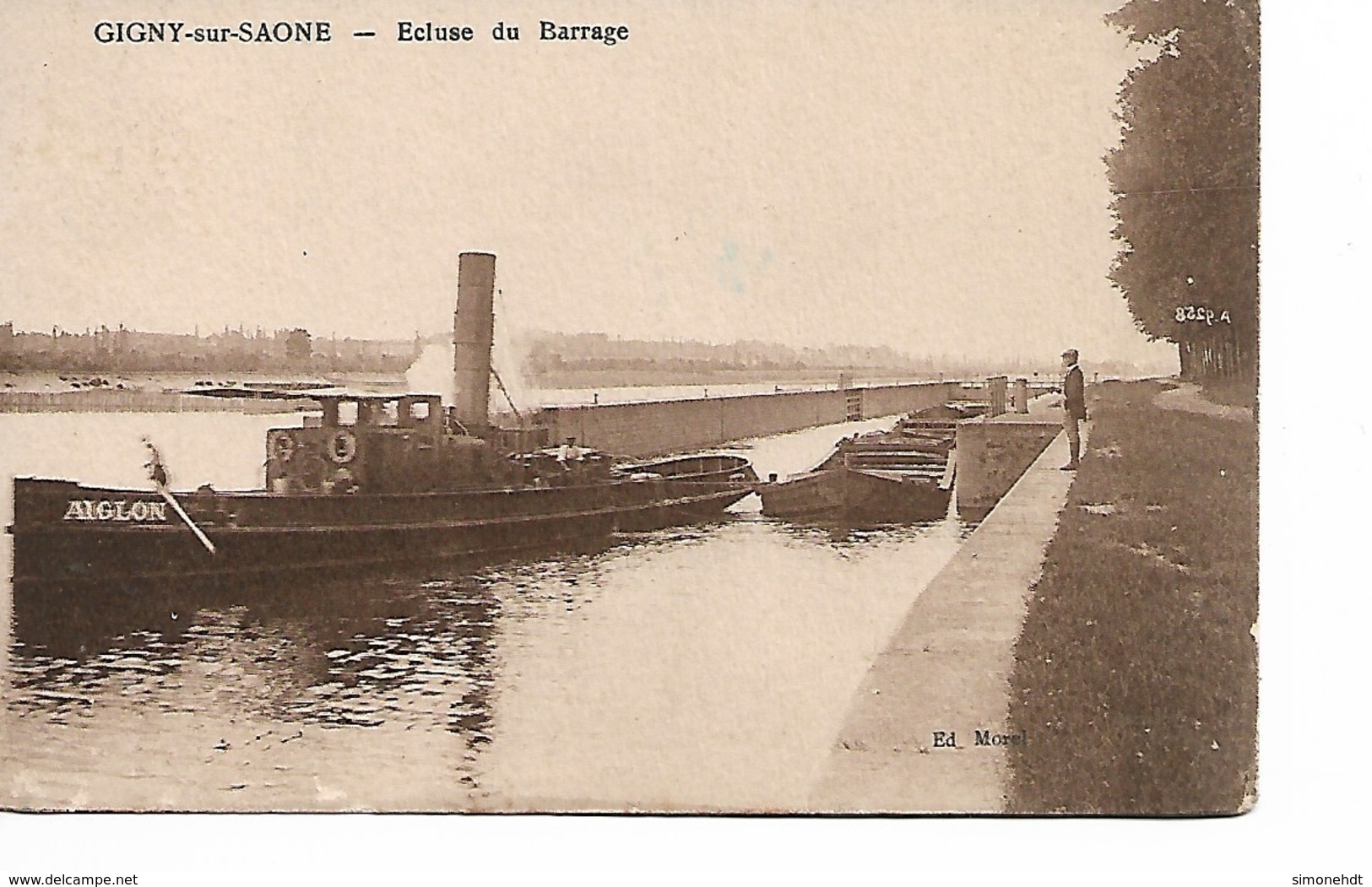 GIGNY Sur SAONE - Ecluse Du Barrage - Other & Unclassified