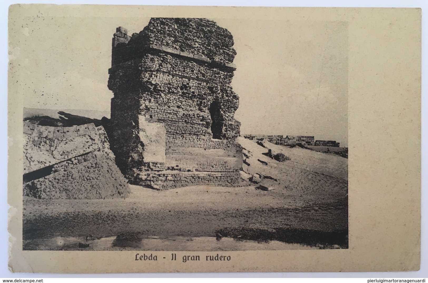 V 57030 Libia - Lebda - Il Gran Rudero ( 1912 ) - Libia