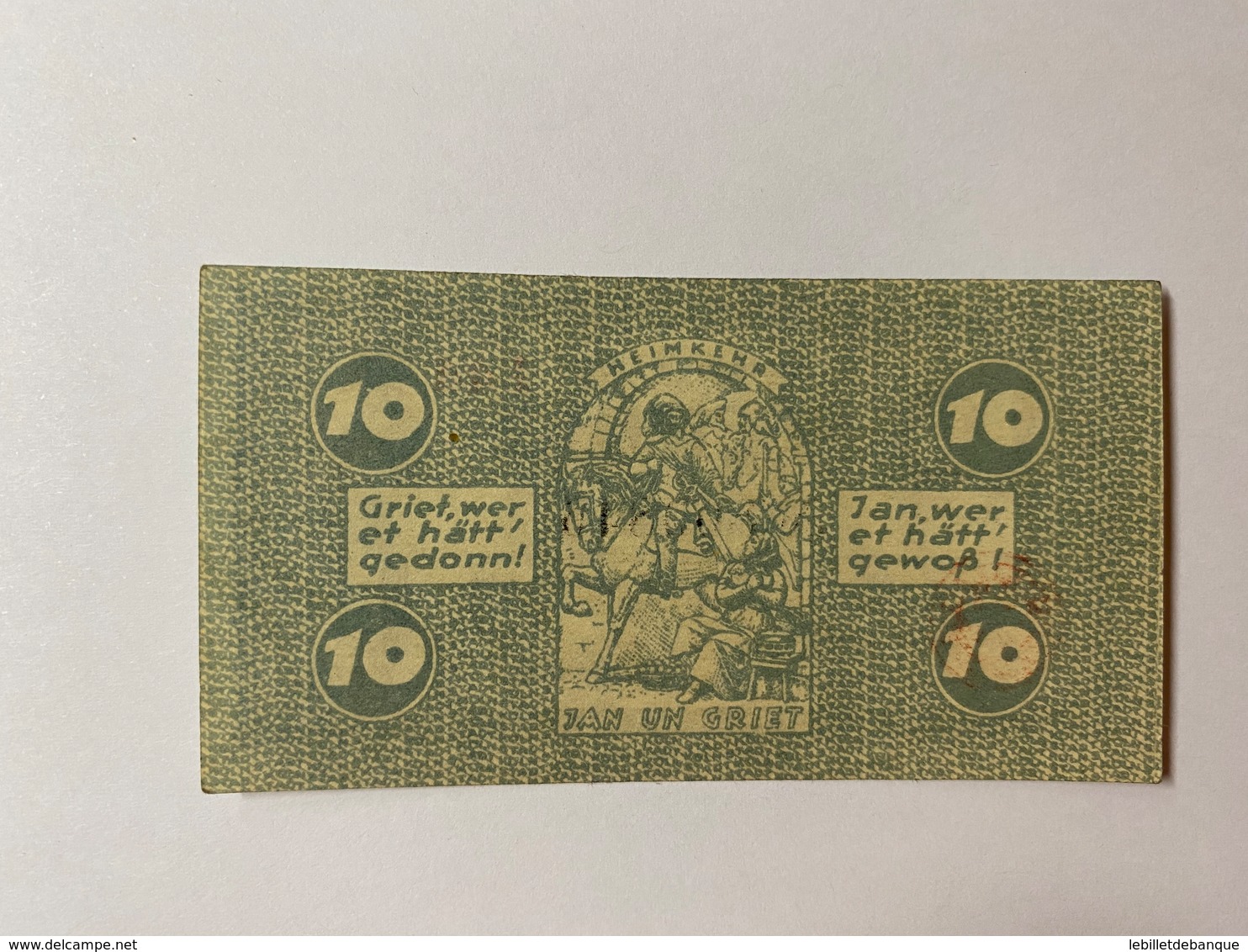 Allemagne Notgeld Koln 10 Pfennig - Collections