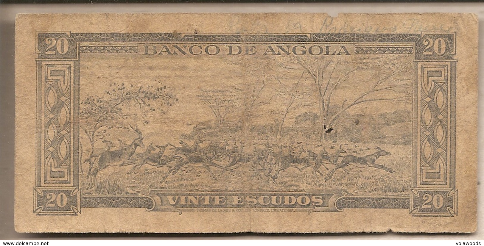 Angola - Banconota Circolata Da 20 Scudi P-92 - 1962 #18 - Angola