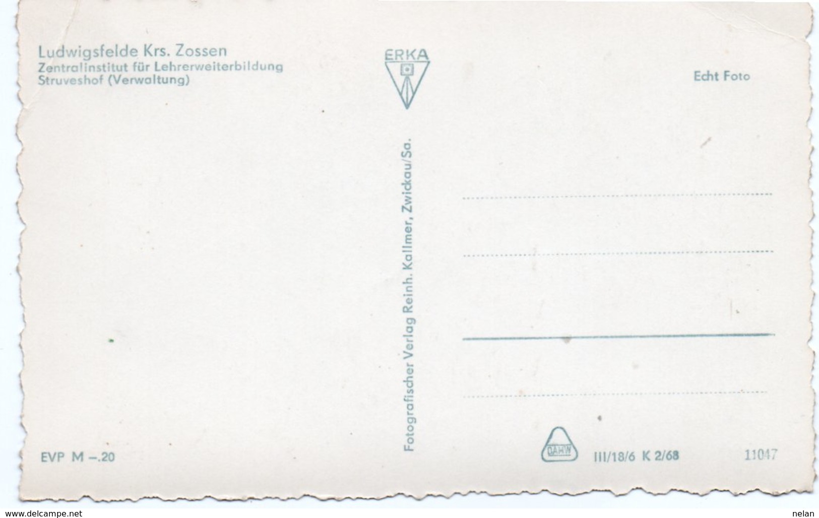 LUDWIGSFELDE KRS. ZOSSEN-REAL PHOTO - Ludwigsfelde