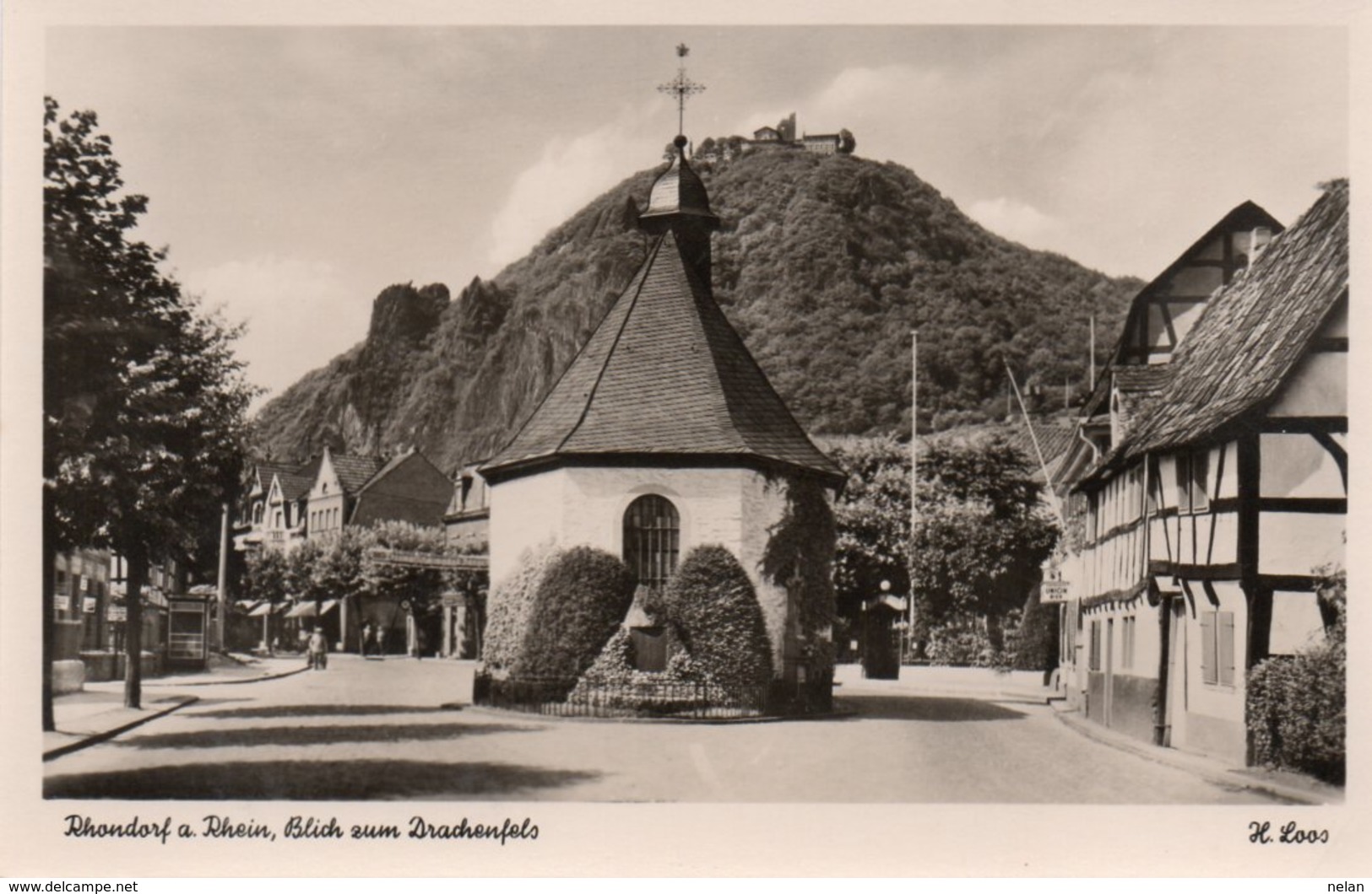 RHONDORF A RHEIN-BLICH ZUM DRACHENFELS-REAL PHOTO - Röhndorf