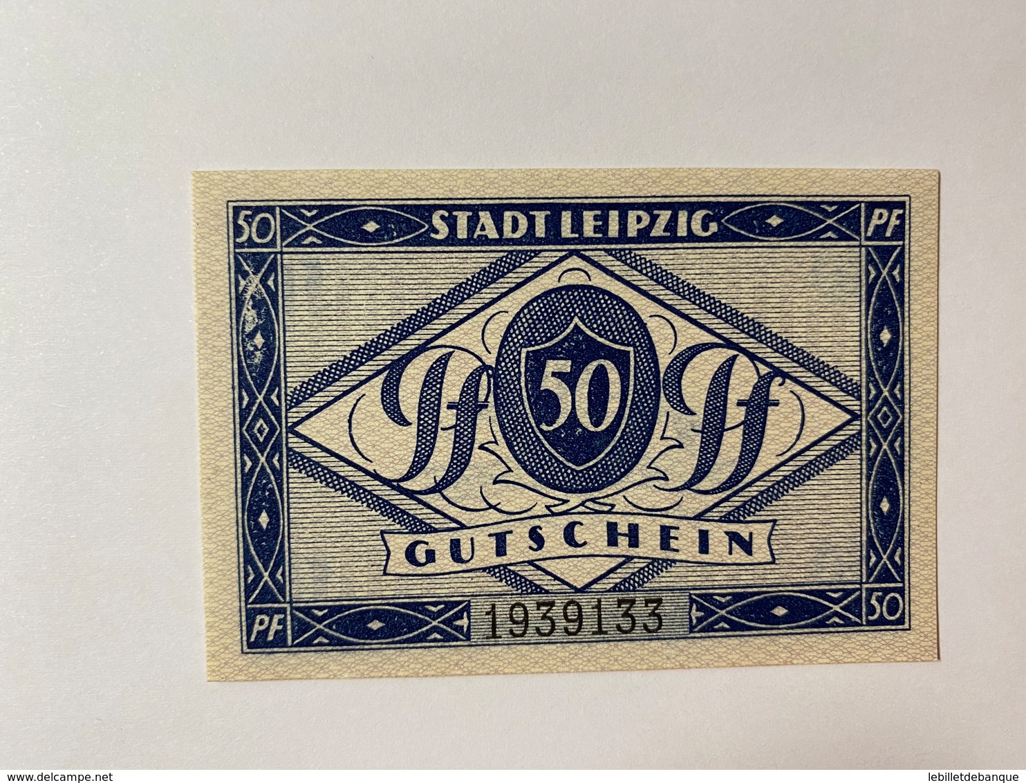 Allemagne Notgeld Leipzig 50 Pfennig - Collections