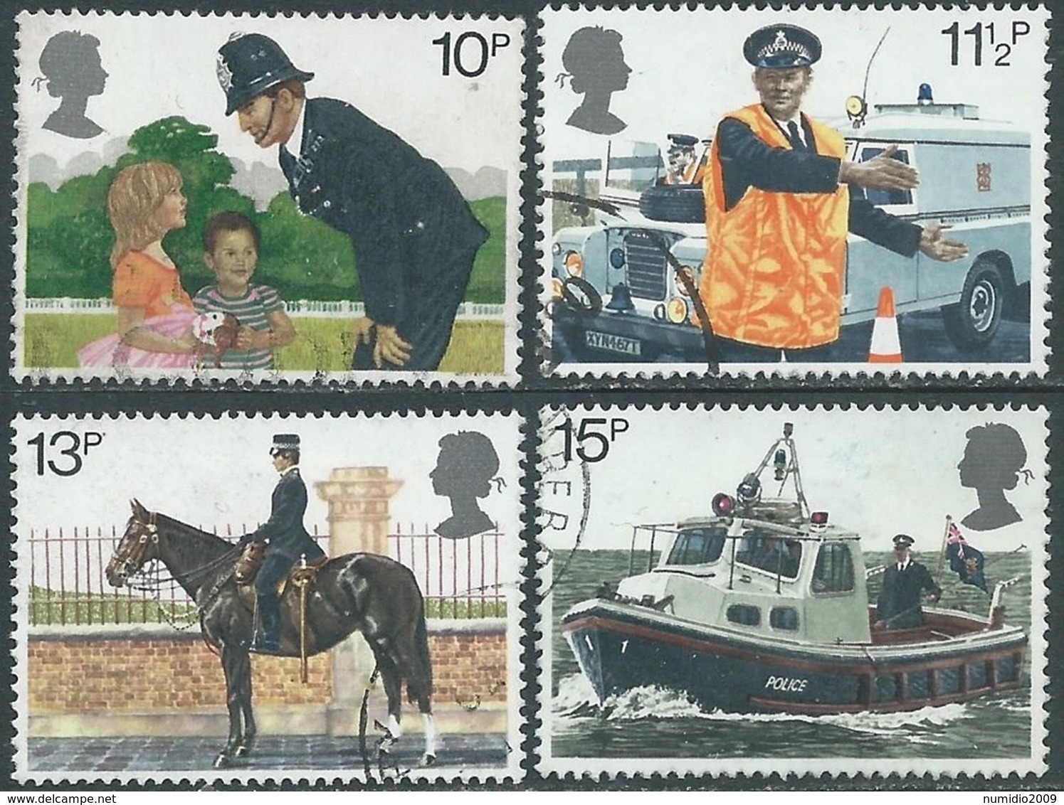 1979 GRAN BRETAGNA USATO POLIZIA DI LONDRA - RC7-5 - Usati