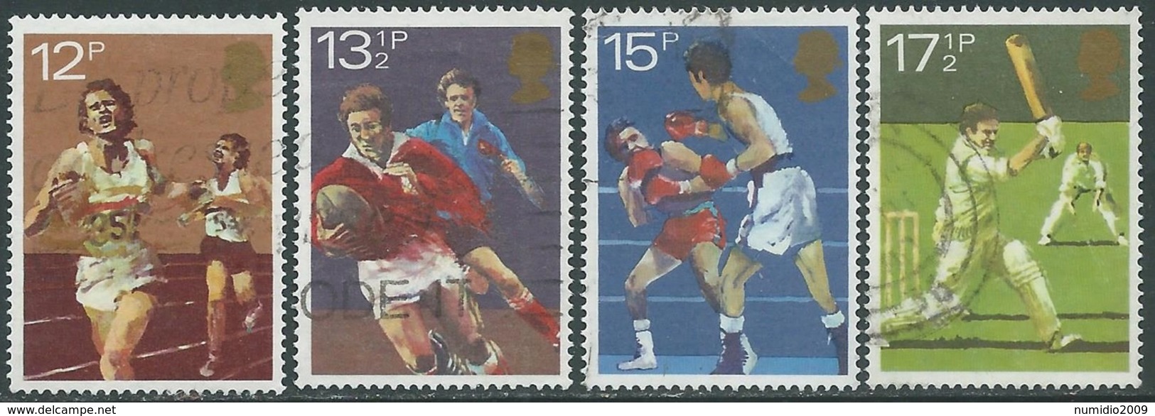 1980 GRAN BRETAGNA USATO SPORT - RC7-5 - Used Stamps