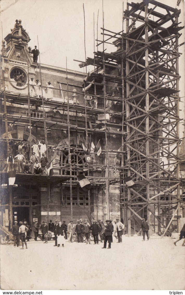 Cambrai - Travaux De Réfection De La Gare En 1919 - Carte Photo - Rare - Cambrai