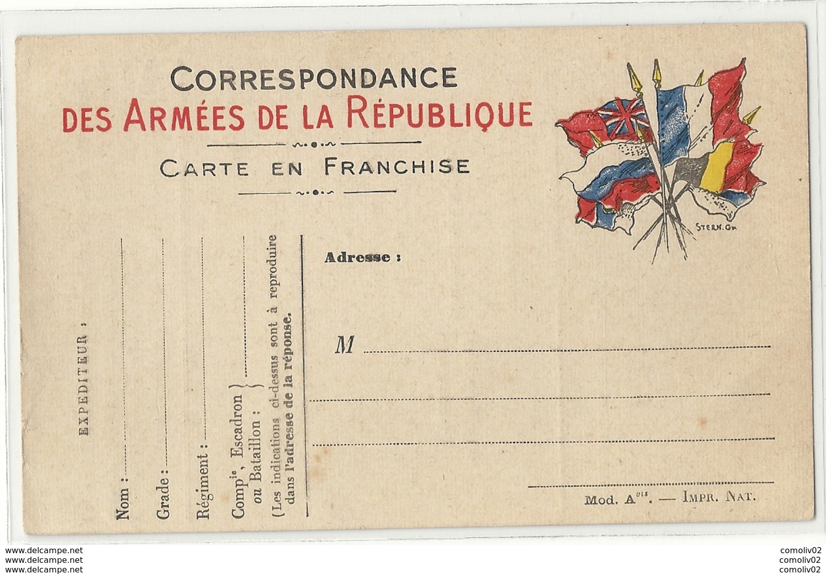 WW1 - CPFM à SIX Drapeaux. 4 Modèles Différents : Abis, *C, *D, M*. SUPERBE - Guerre De 1914-18