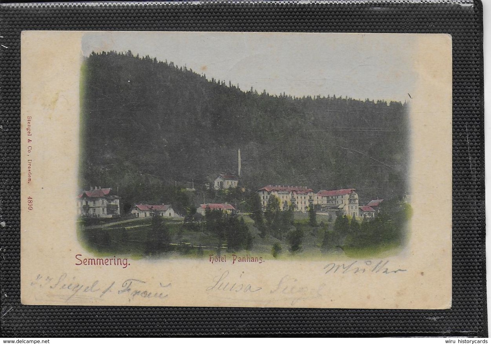 AK 0406  Semmering - Verlag Stengel & Co Um 1899 - Semmering