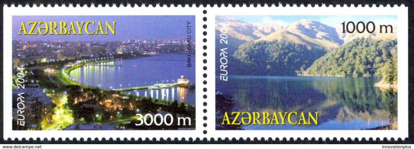 Azerbaijan Sc# 770a MNH H Pair 2004 Europa - Azerbaïjan