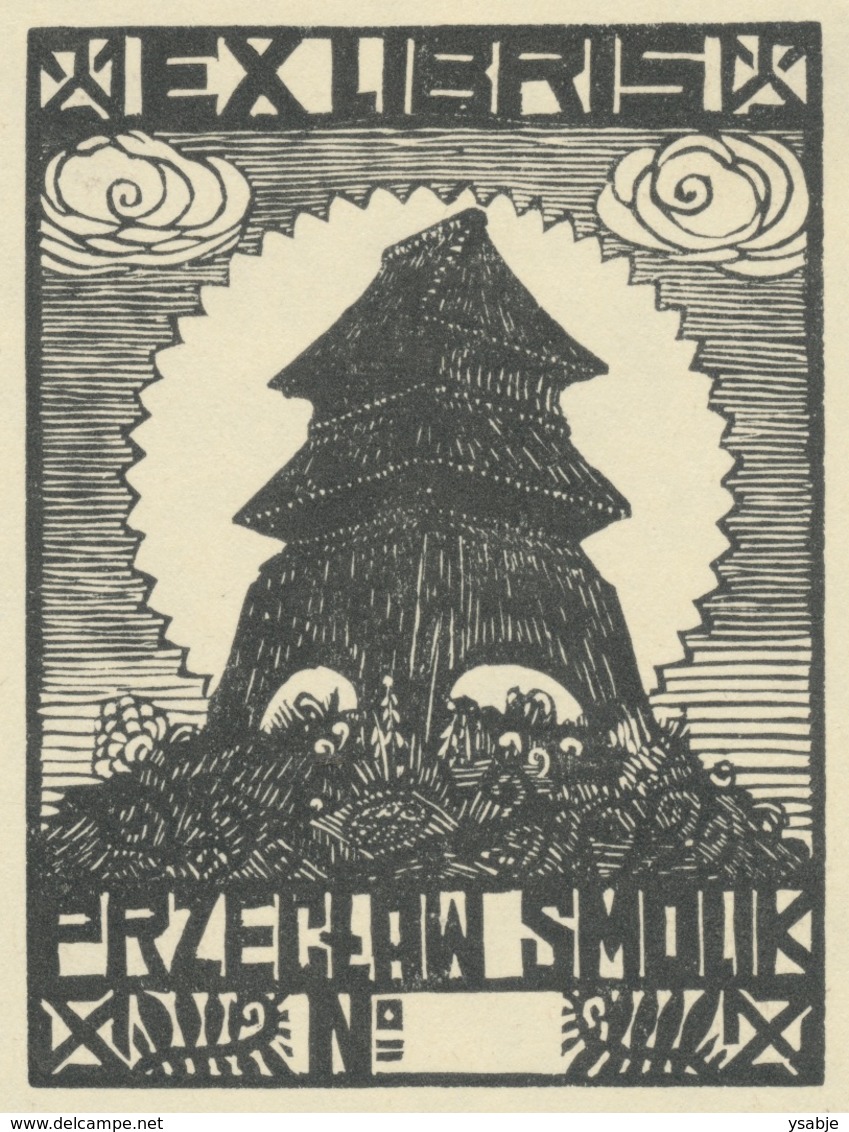 Ex Libris Przecław Smolik - Stanisław Jakubowski (1898-1964) - Ex Libris