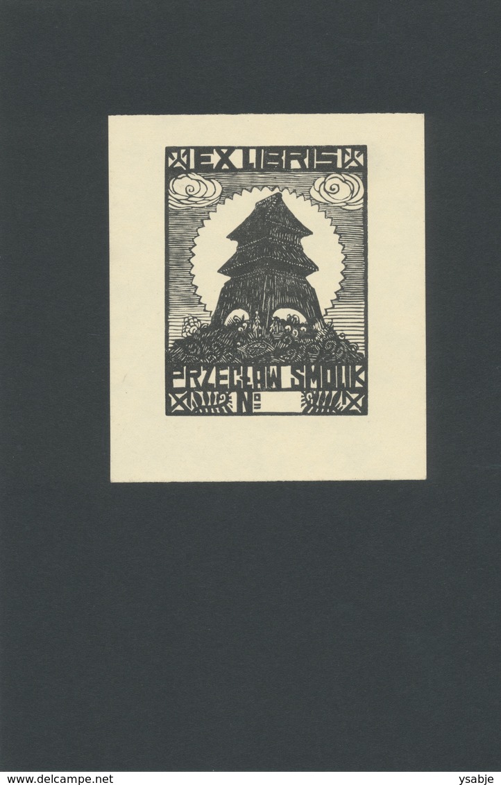 Ex Libris Przecław Smolik - Stanisław Jakubowski (1898-1964) - Ex Libris