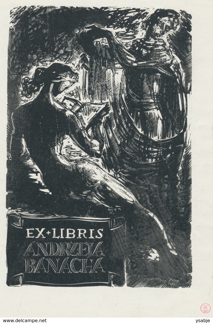 Ex Libris Andrzeja Banacha - Jerzy Jarnuszkiewicz (1919-2005) - Ex Libris