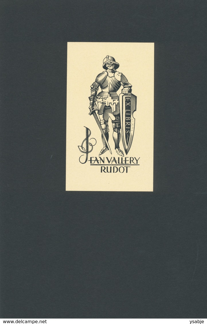 Ex Libris Jean Vallery Rudot - Edward Kuczynski (1905-1958) - Ex Libris