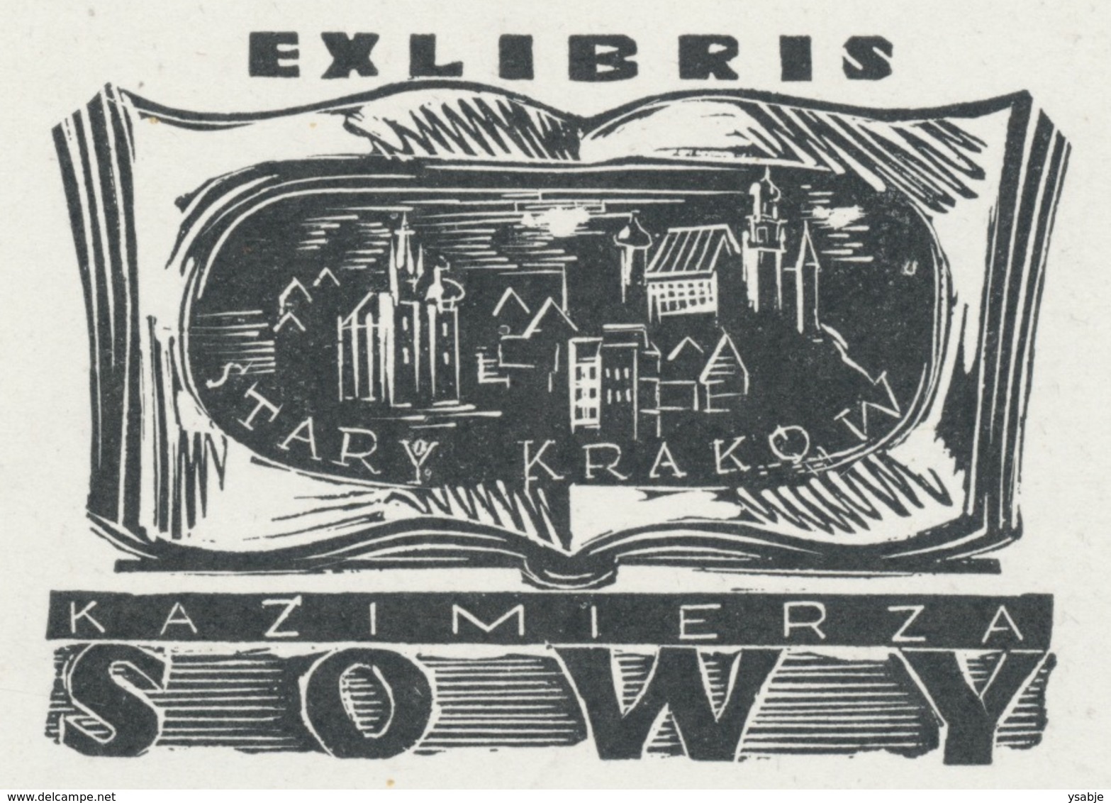 Ex Libris Sowa Kazimierza - Adam Młodzianowski - Ex Libris