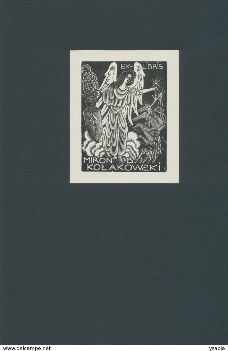 Ex Libris Miron B. Kolakowski - Stefan Mrozewski - Ex Libris