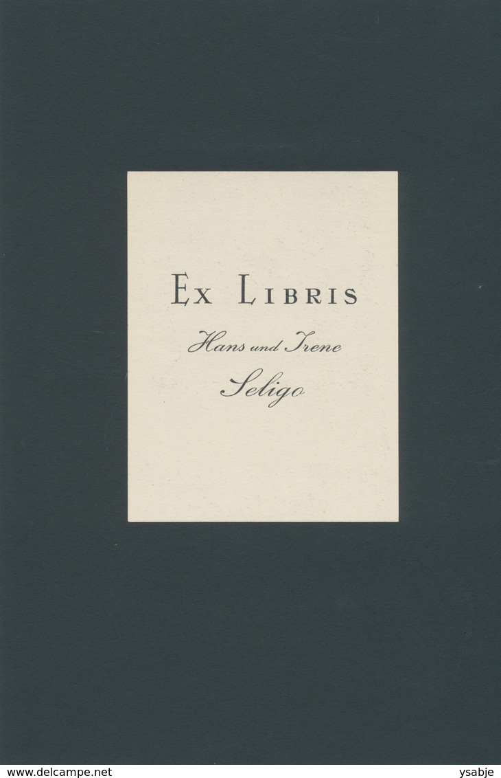 Ex Libris Hans Und Irene Seligo -  - Ex-libris
