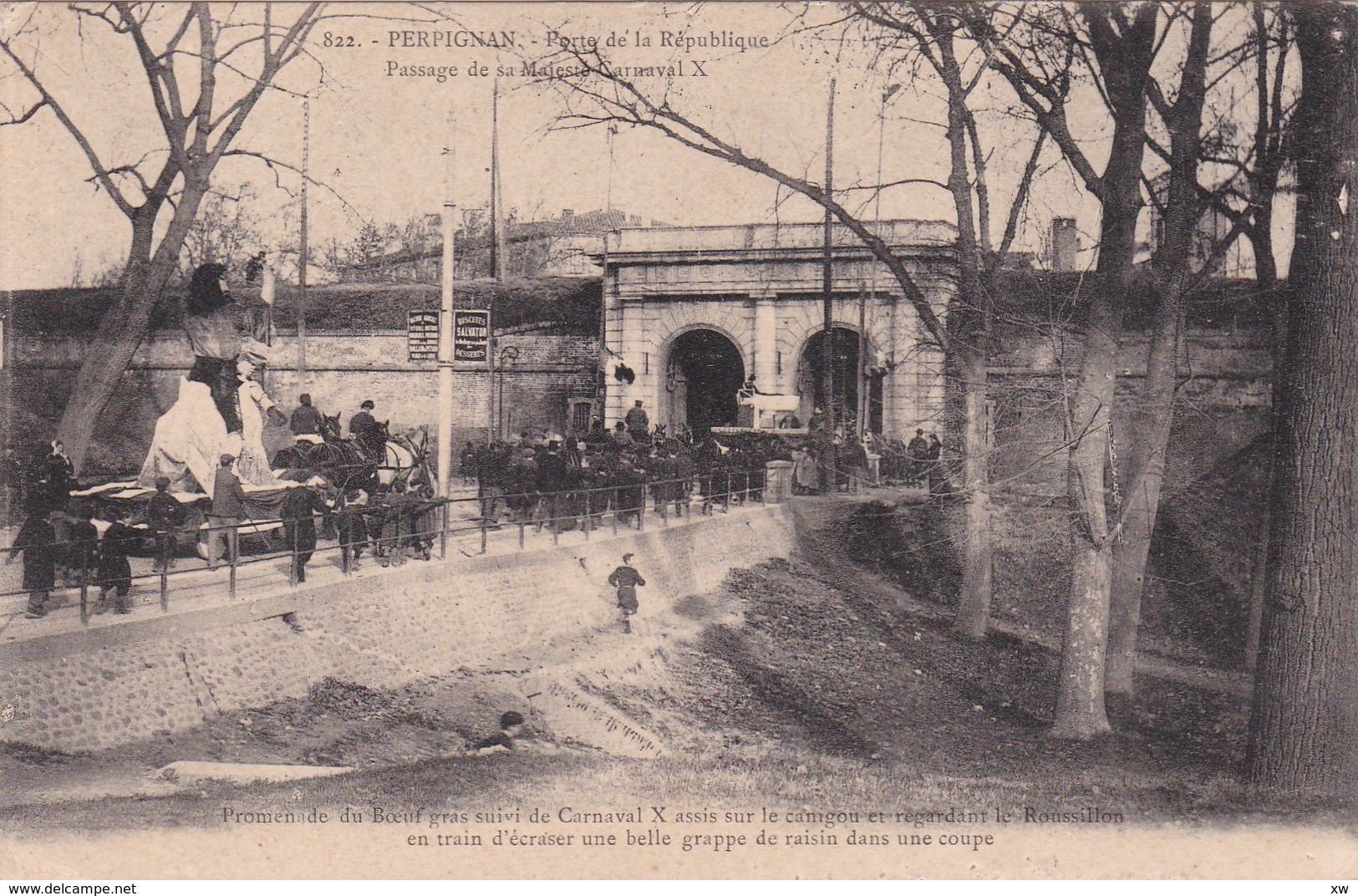 PERPIGNAN 66/ Porte De La République - Passage De Sa Majesté Carnaval X  - Animation - Perpignan