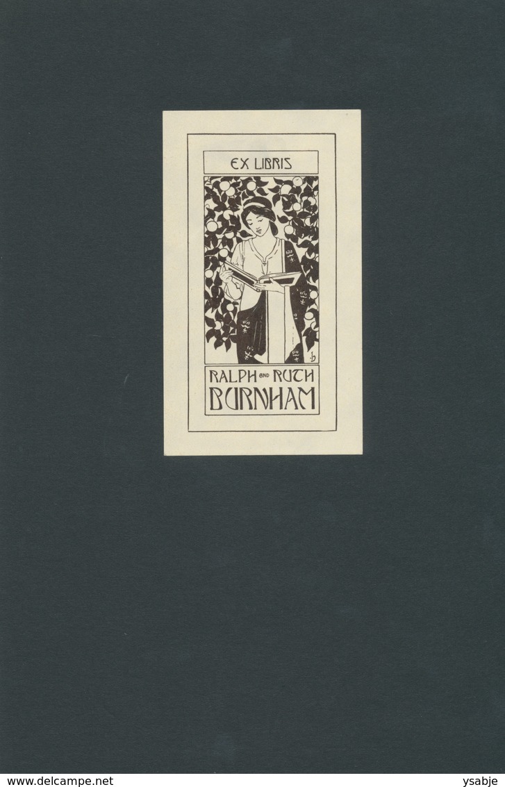 Ex Libris Ralph And Ruth Burnham -  - Ex-libris