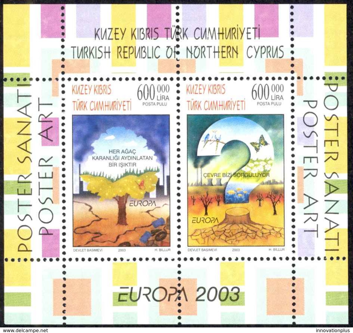 Turkey Northern Cyprus Sc# 560 MNH Souvenir Sheet 2003 Europa - Other & Unclassified