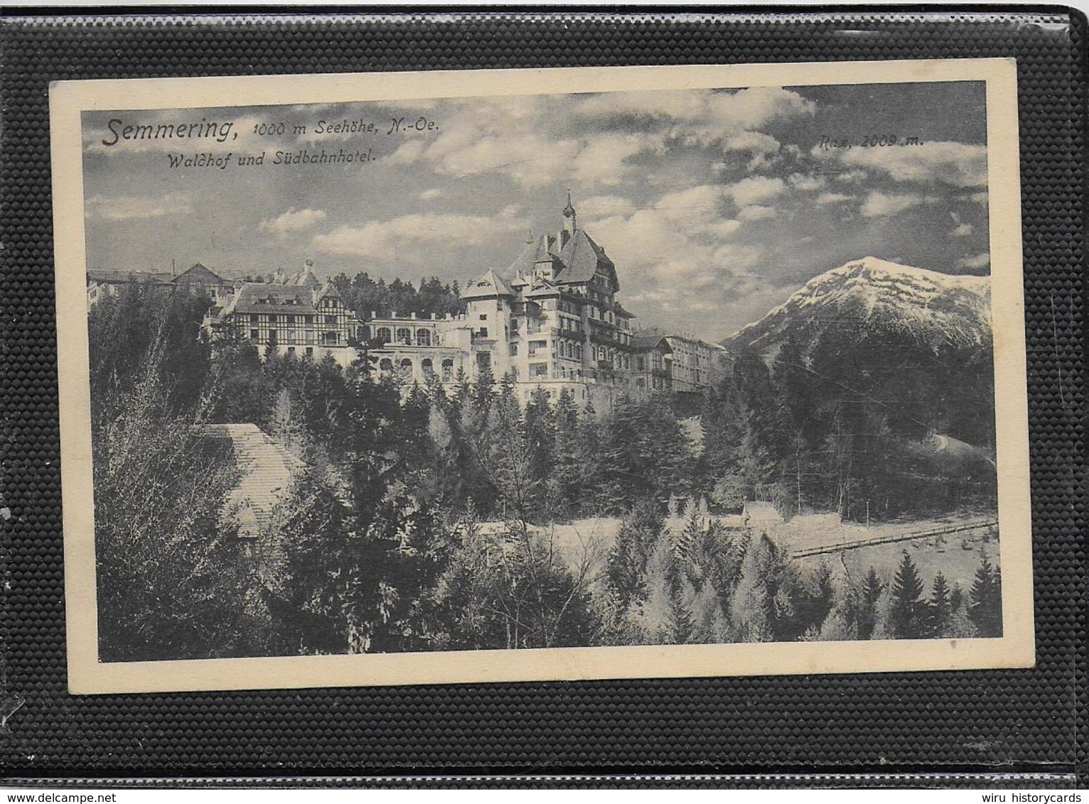 AK 0406  Semmering - Waldhof Und Südbahnhotel / Verlag Ledermann Um 1916 - Semmering