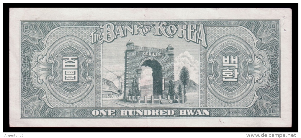 South Korea 100 Hwan 1955 XF- - Korea, South