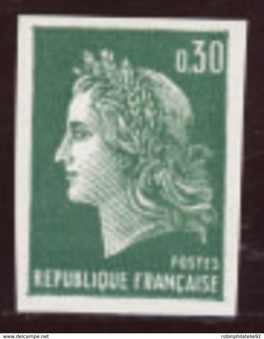 France Non Dentelés N°1611 30c Vert Marianne De Cheffer Qualité** - Non Classificati