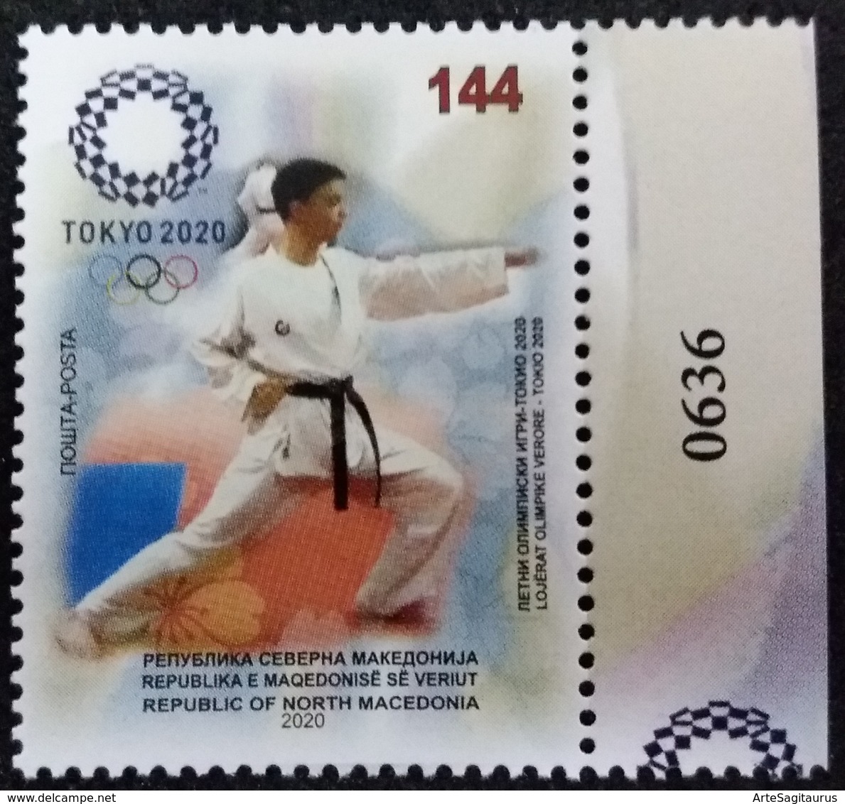 REPUBLIC OF NORTH MACEDONIA, 2020, STAMP, # 904 - OLYMPIC GAMES TOKIO ** - Zomer 2020: Tokio