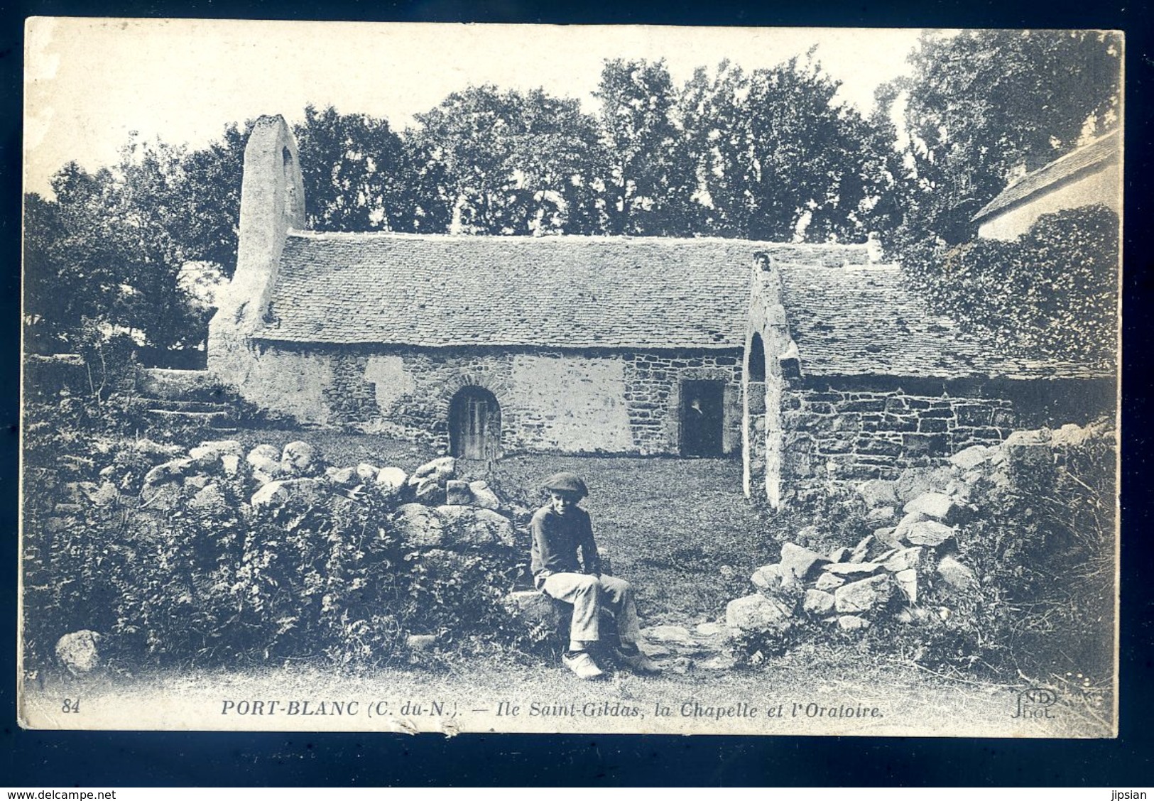 Cpa Du 22  Port Blanc Île Saint Gildas La Chapelle Et L' Oratoire    DEC19-35 - Penvénan