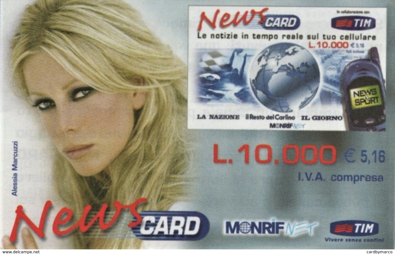 *ITALIA : TIM - NEWS CARD* - Carta Servizi NUOVA (MINT) In Blister - Schede GSM, Prepagate & Ricariche