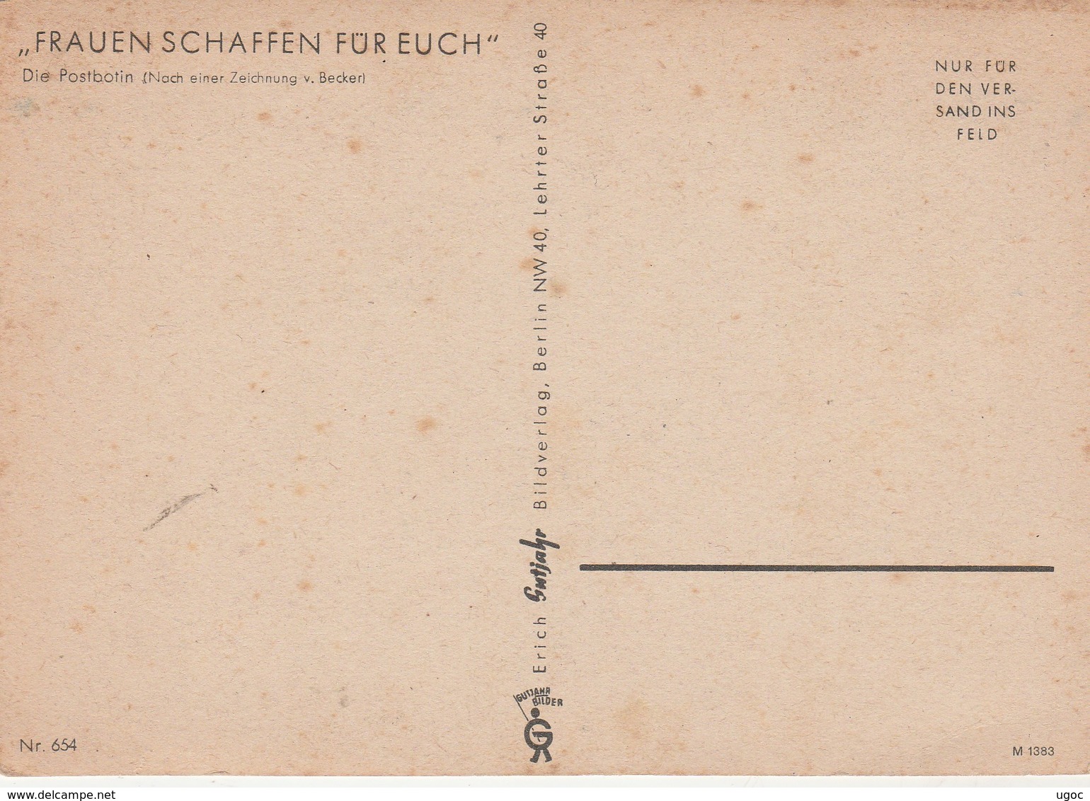 CPSM  - N°654 - FRAUEN SCHAFFEN FÜR EUCH  - 093 - War 1939-45