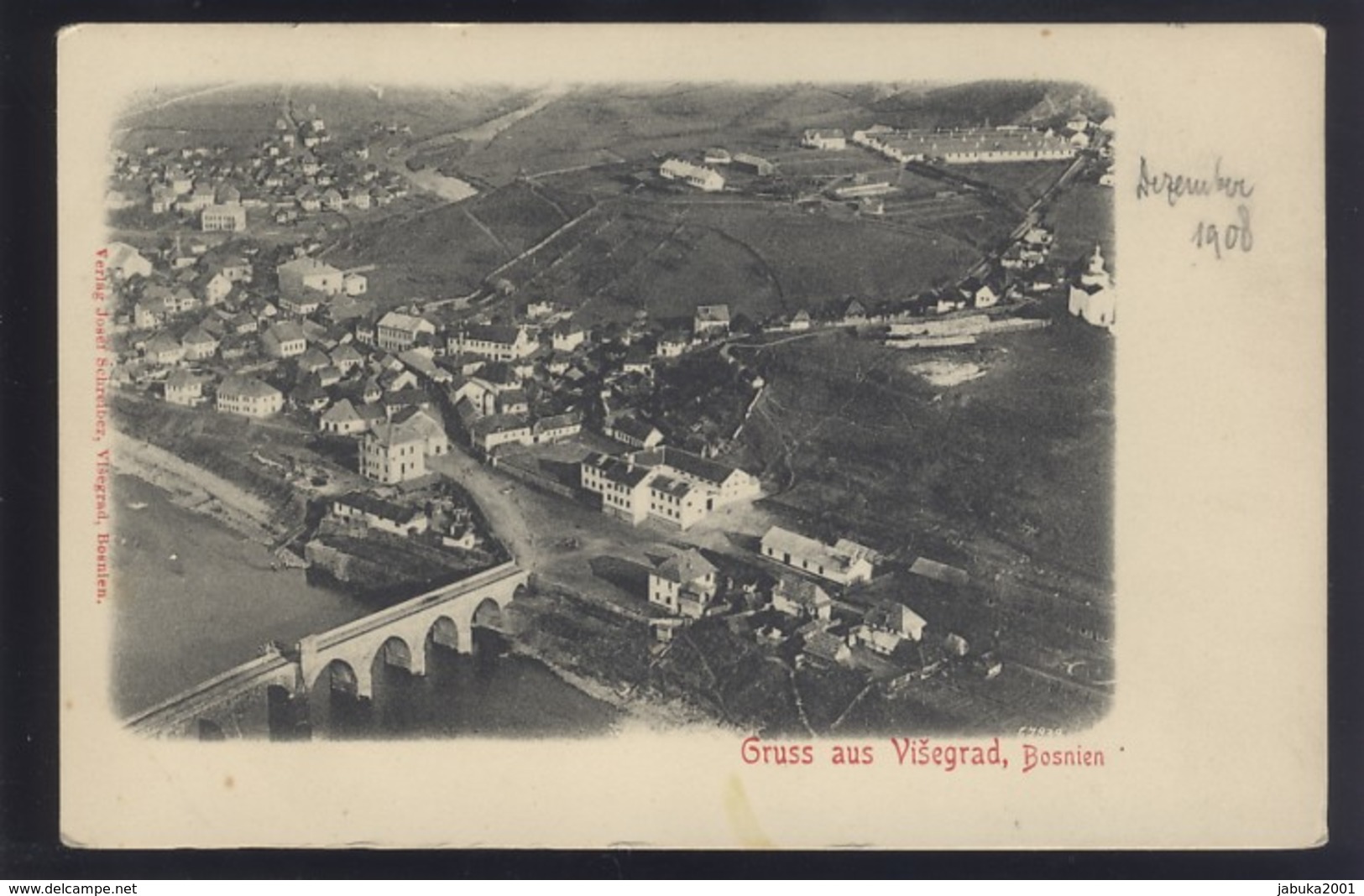 BOSNIA VISEGRAD OLD POSTCARD - Bosnien-Herzegowina