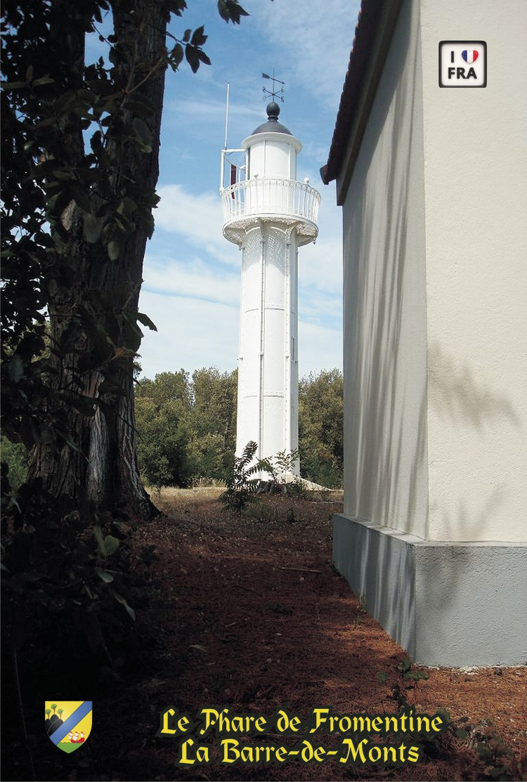 Set 6 Cartes Postales, Phares, Lighthouses Of Europe, France, La Barre-de-Monts, Le Phare De Fromentine - Phares