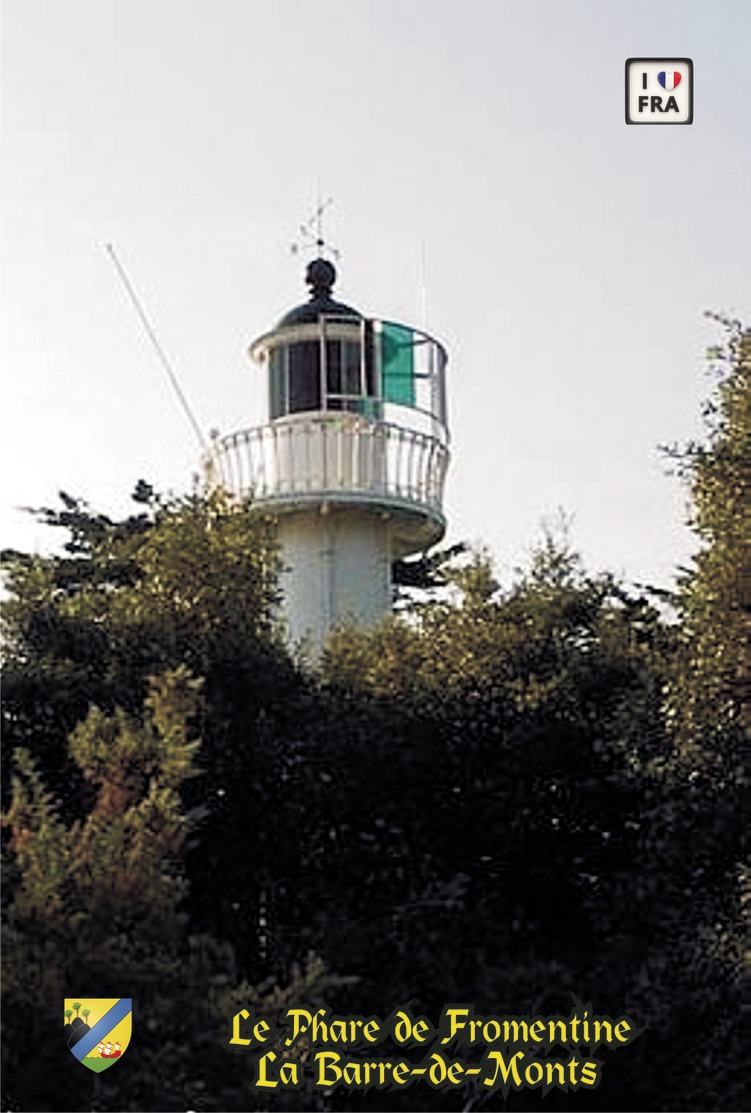 Set 6 Cartes Postales, Phares, Lighthouses Of Europe, France, La Barre-de-Monts, Le Phare De Fromentine - Fari