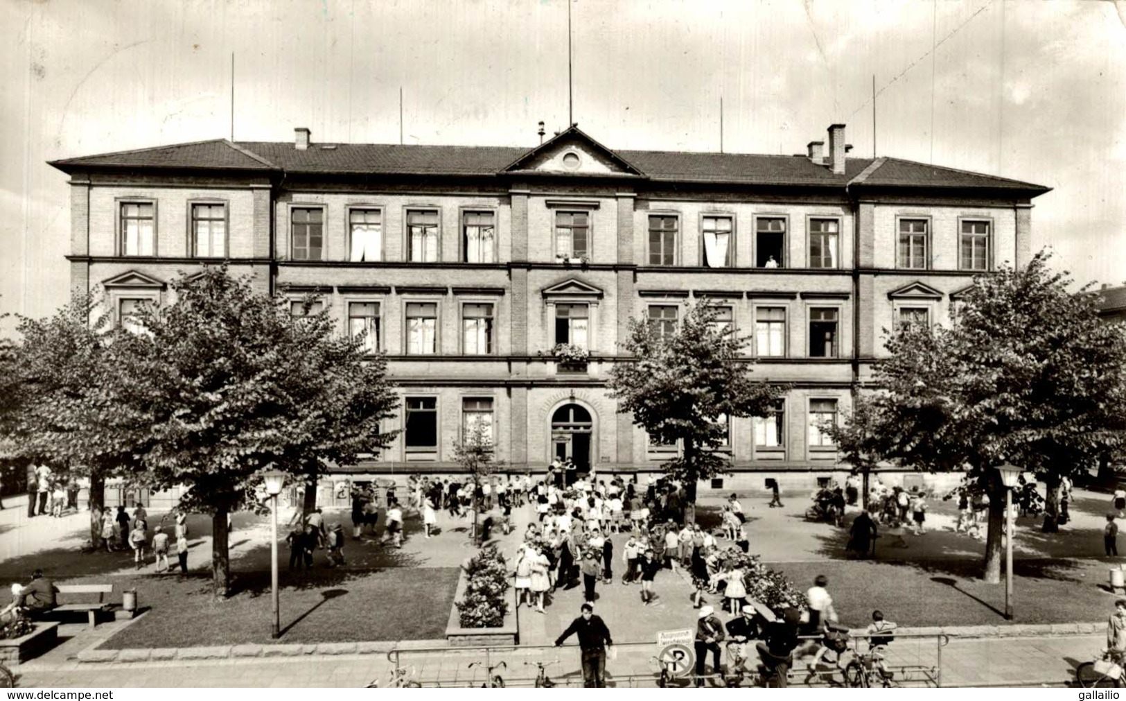 CPA RARE LAMPERTHEIM SCHILLERSCHULE - Lampertheim