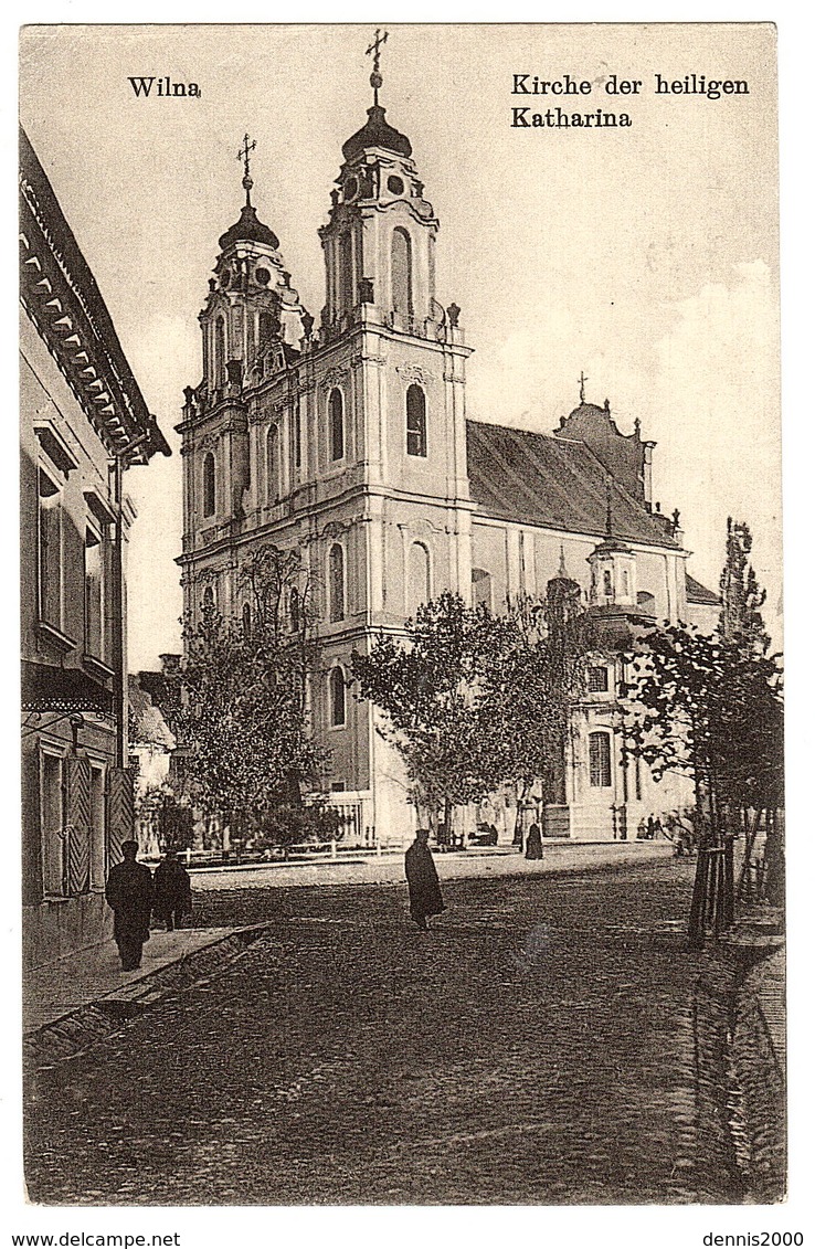 WILNA - Vilnius - Kirche Des Heiligen Katharina - FELDPOST - 1916 - Lithuania