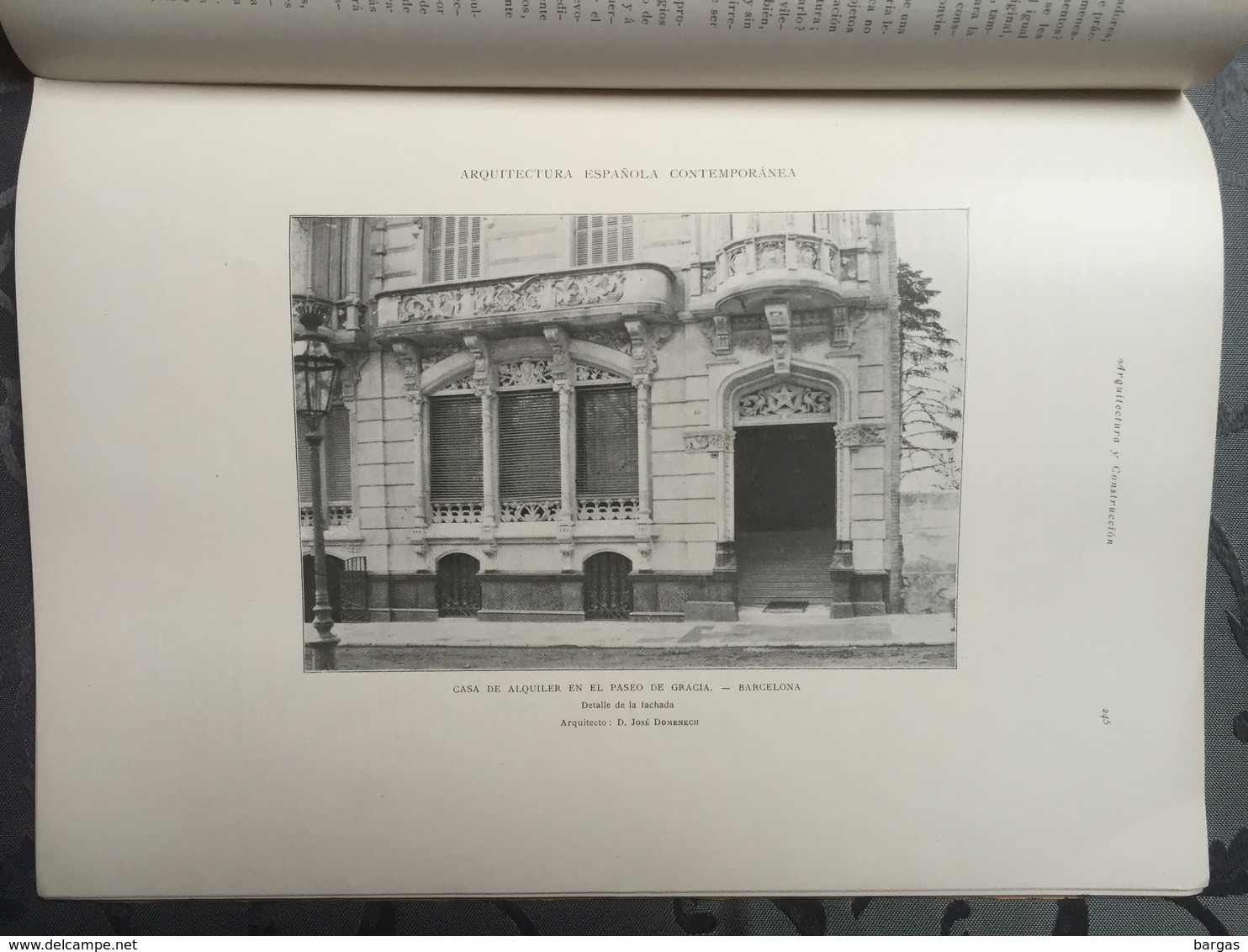 Revue D'architecture Art Nouveau Moderne Madrid Barcelona Espagne - Otros & Sin Clasificación