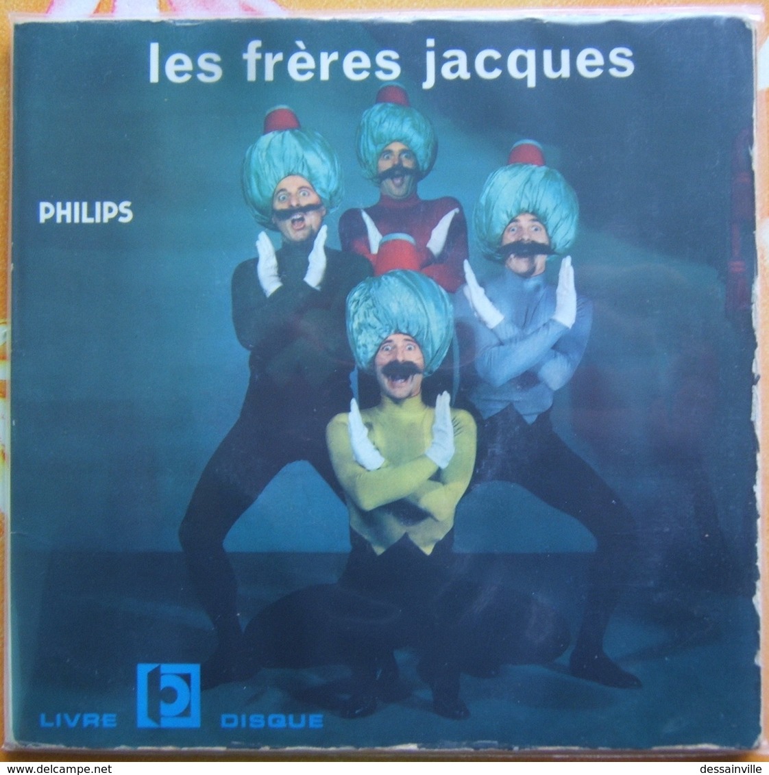 LES FRERES JACQUES - 45 Tours LIVRE DISQUE - Comiques, Cabaret