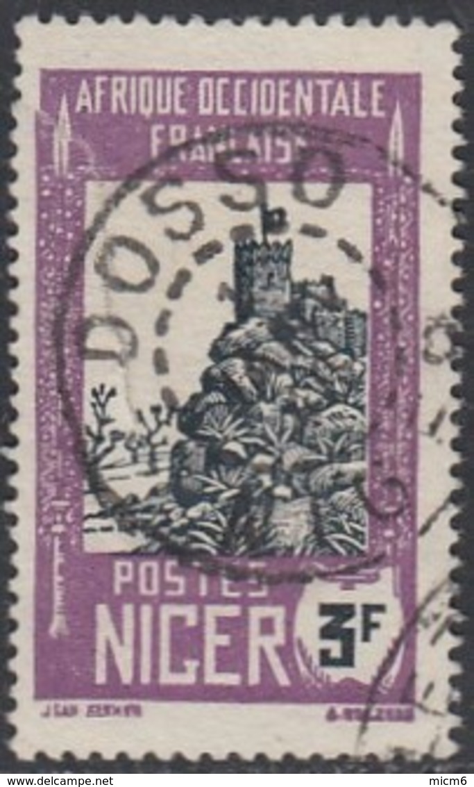 Niger - Dosso / Niger Sur N° 49 (YT) N° 49 (AM). Oblitération De 1941. - Usati