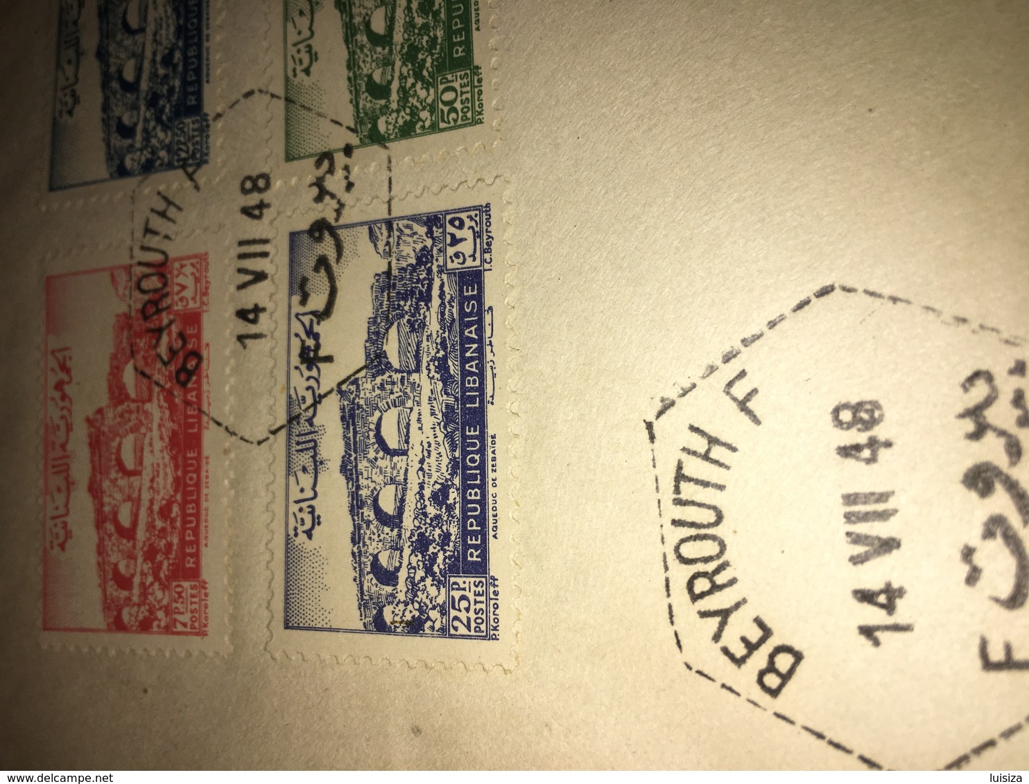 See Photos. Lebanon Cover 1948. Offers Considered. - Liban