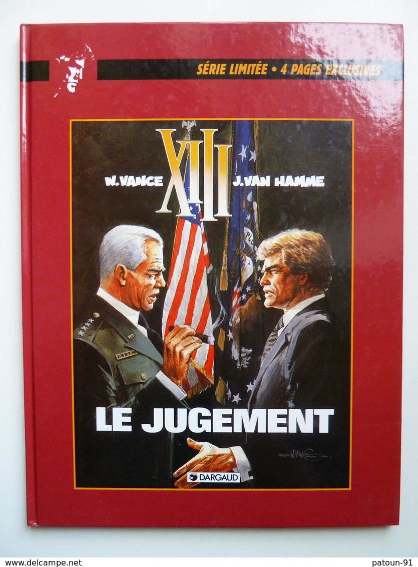 XIII, Le Jugement, Edition Publicitaire Dargaud Pour  Schweppes, En TTBE - XIII