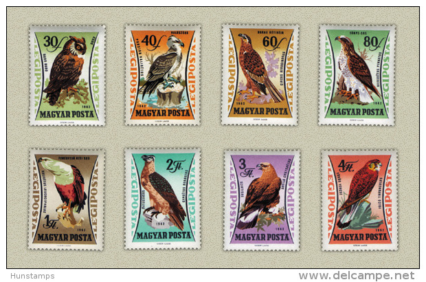 Hungary 1962. Animals / Birds Set MNH (**) Michel: 1881-1888 / 8.50 EUR - Ungebraucht