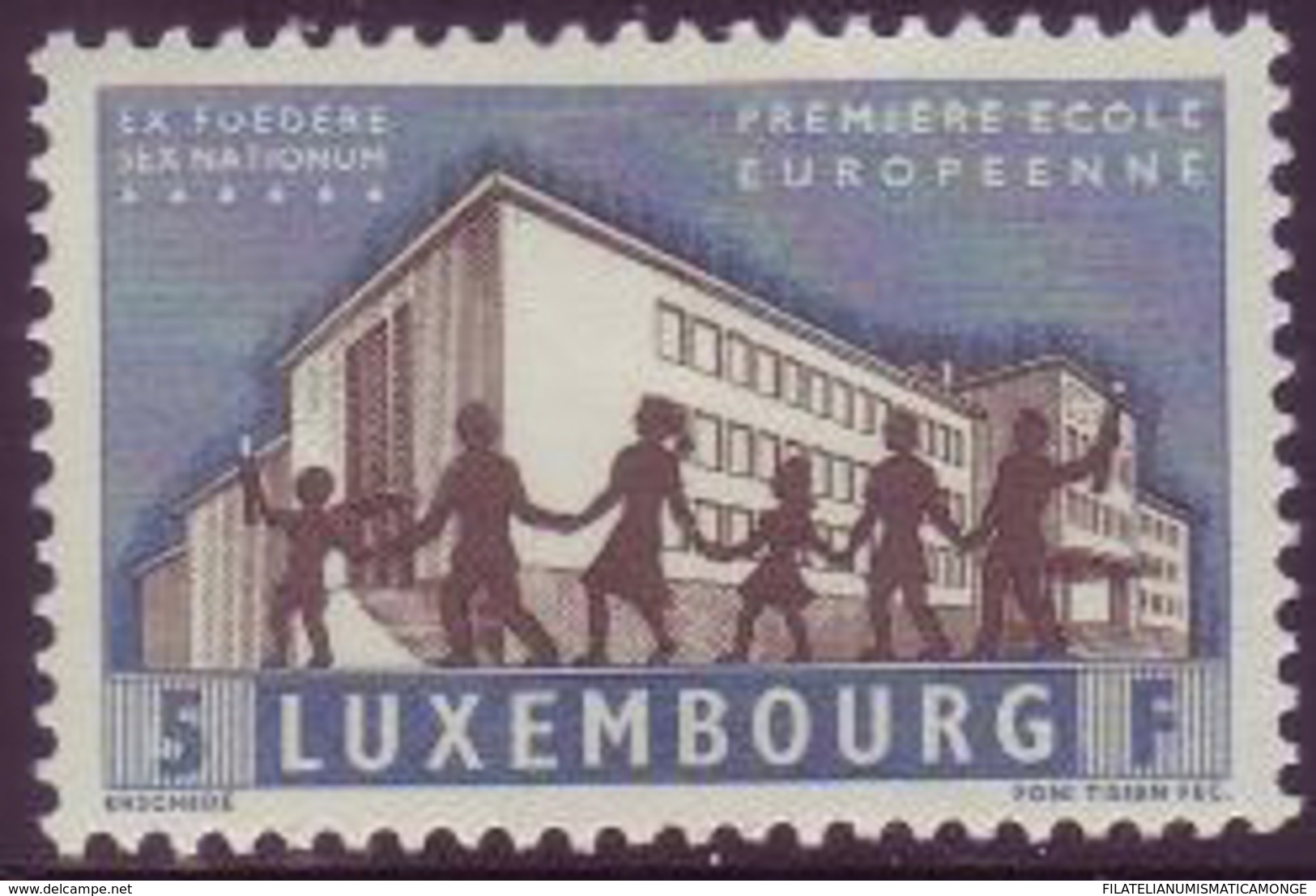 Luxemburgo 1960 Correo 579 ** Inaguración De La Primera Escuela Europea - Nuevos