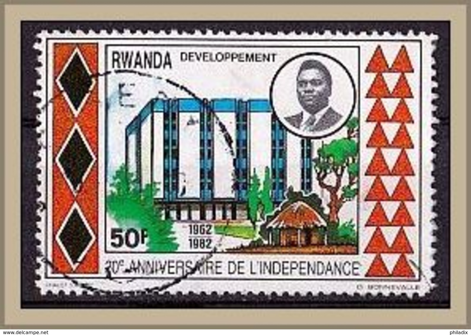 (1177) Ruanda 1982 Der 20. Jahrestag Der Unabhängigkeit O Used/gestempelt (A-7-24) - Gebraucht
