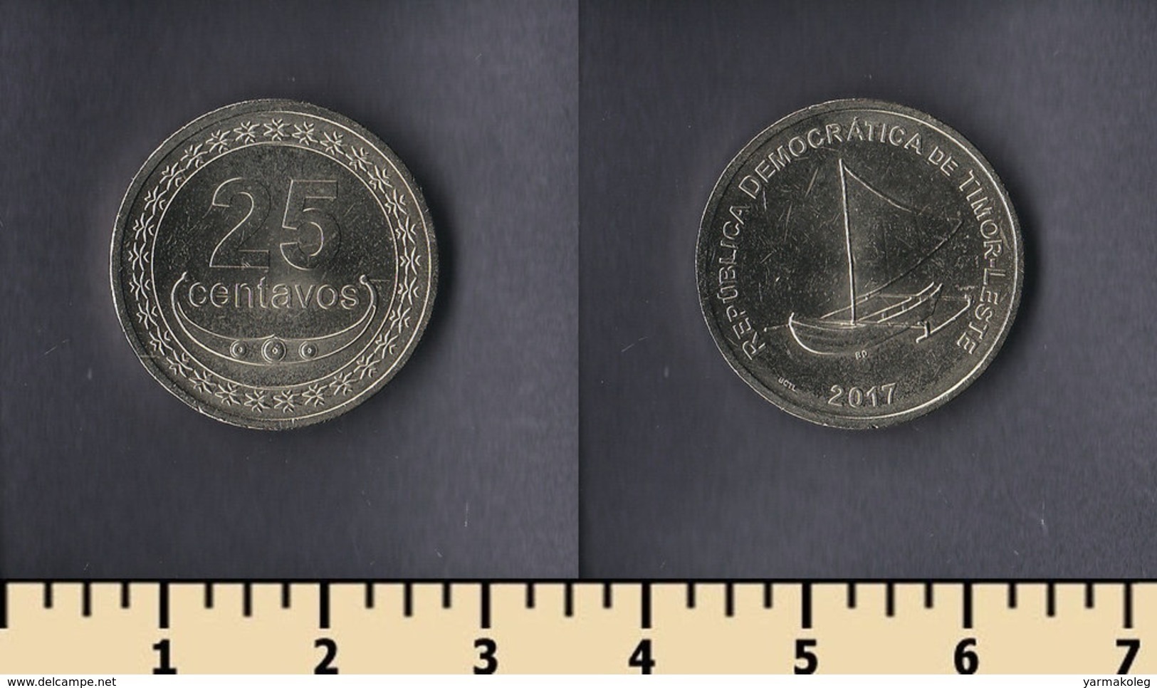 Timor 25 Centavos 2017 - Timor