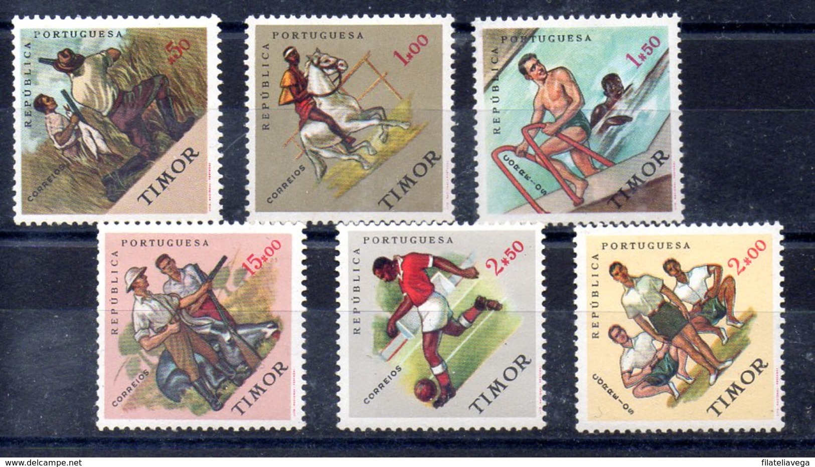 Serie De Timor Nº Yvert 322/27 ** - Timor