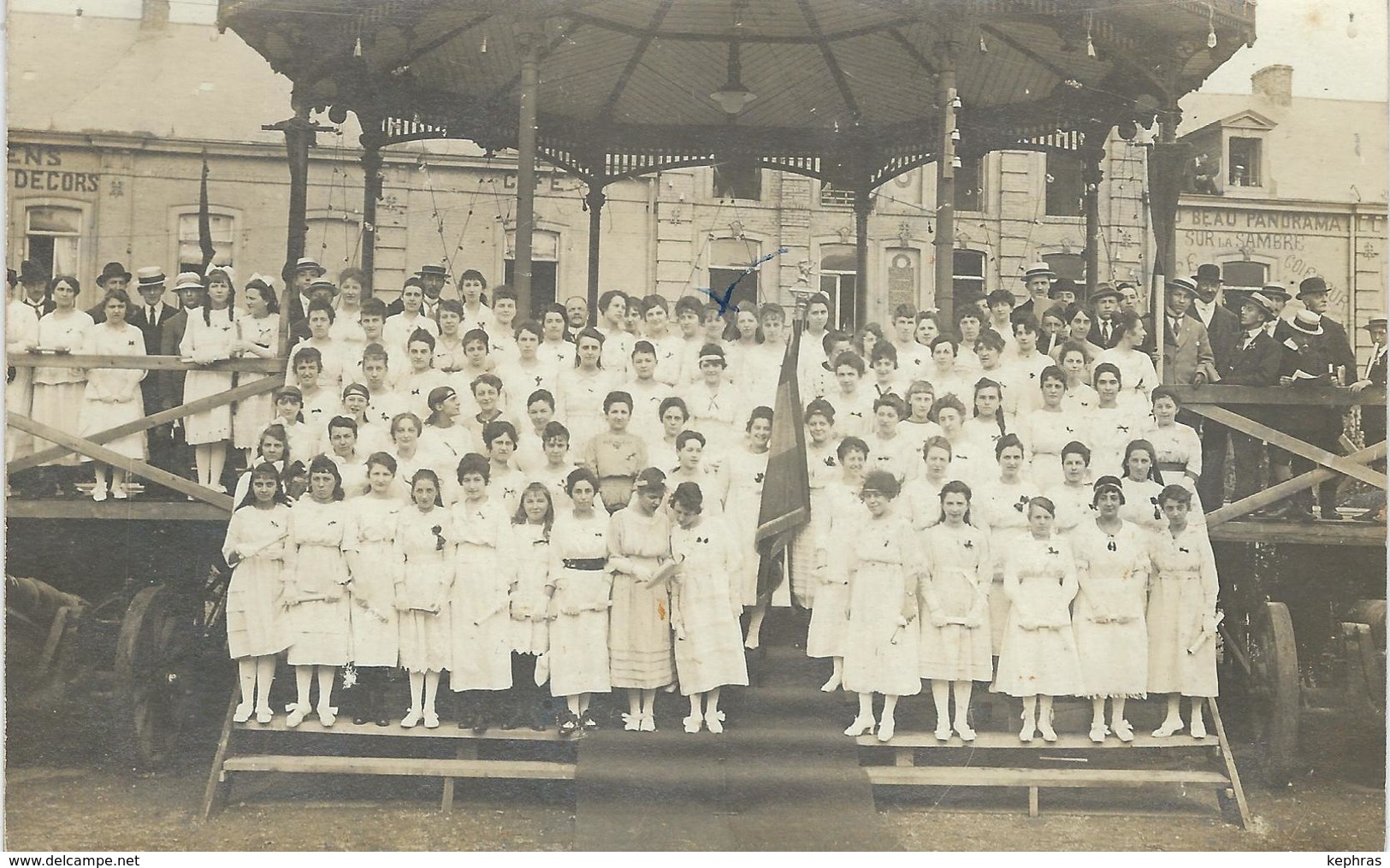 THUIN : TRES RARE CARTE PHOTO - Fête De La Victoire En 1919 - Thuin