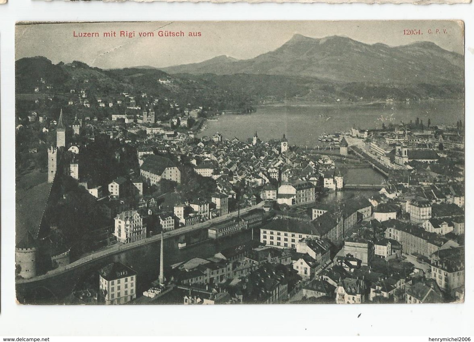 Cpa Pub Publicité Machine A Coudre Hevetia Suisse Souvenir De Lucerne 1909 - Pubblicitari