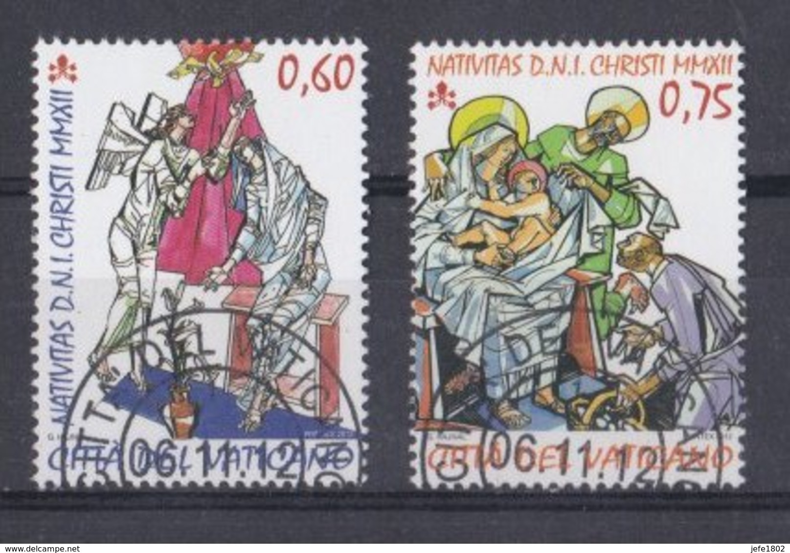 Citta Del Vaticano - Nativitas D.N.I. Christi MMXII - Used Stamps