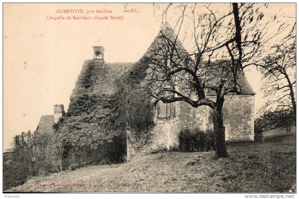 27. Aubevoye. Chapelle De Bethléem. Façade Nord - Aubevoye